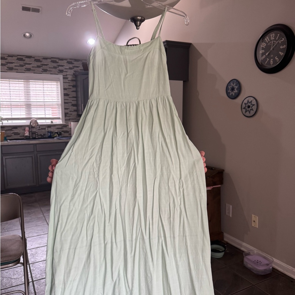 Hurley Light Green Maxi Dress